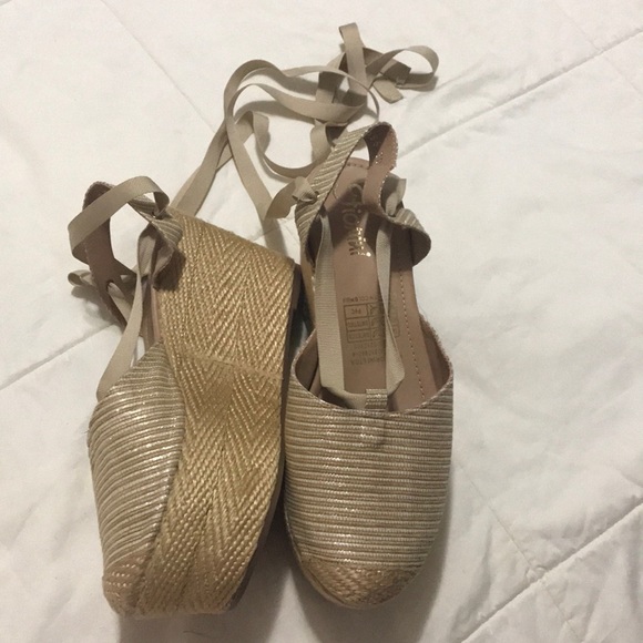 Wedges beige NEW - Picture 2 of 6